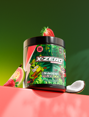 X-Zero Strawberry Coconut Guava (160g / 100 Portioner)