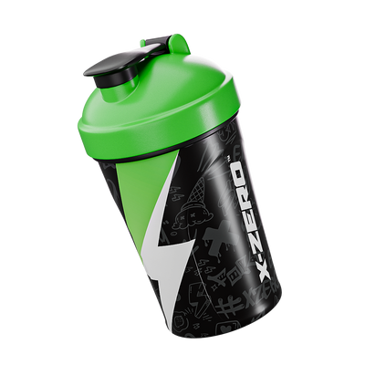 X-Zero Black & Green Shaker (500ml)