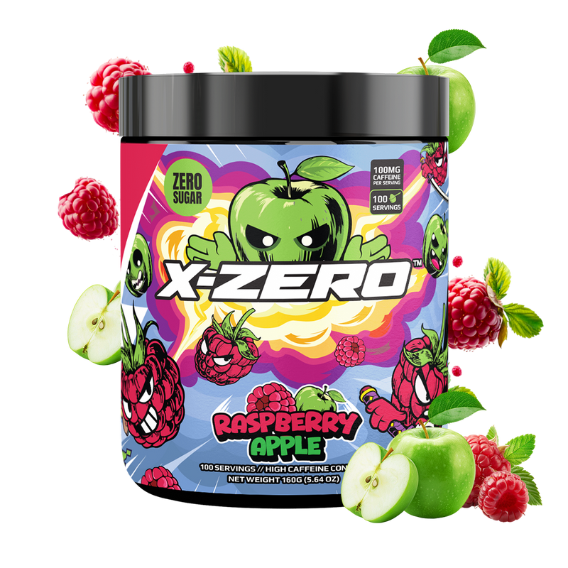 X-Zero Raspberry Apple (160g / 100 Portioner)