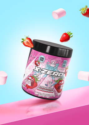 X-Zero Strawberry Marshmallow (160g / 100 Portioner)