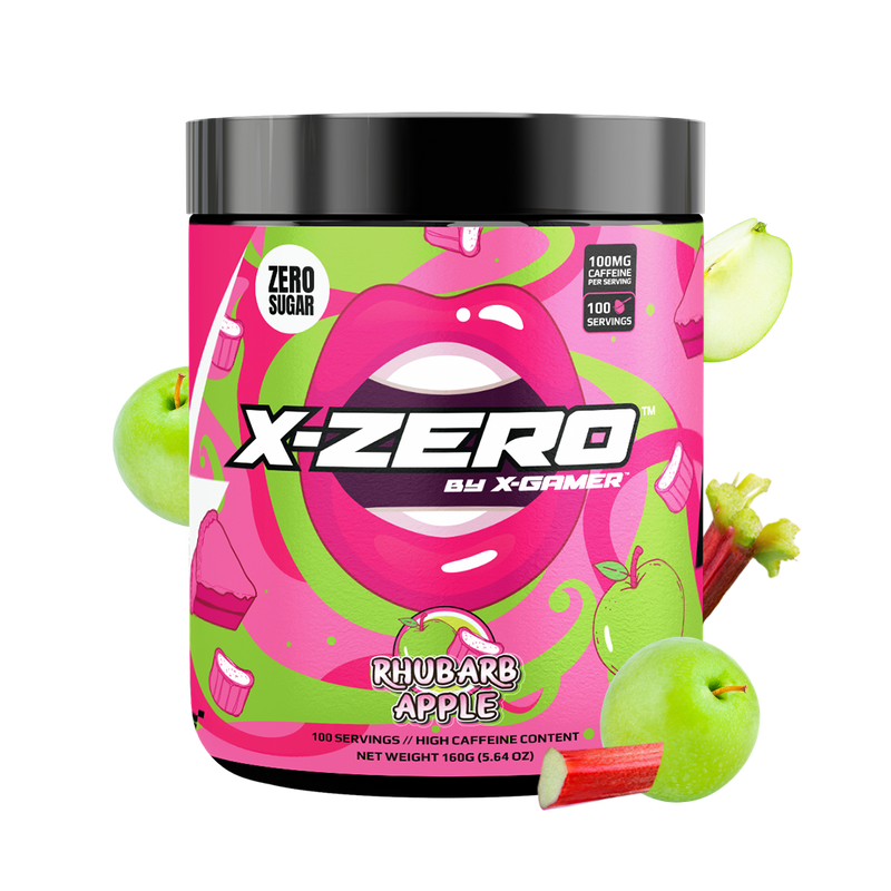 X-Zero Rhubarb Apple (160g / 100 Portioner)