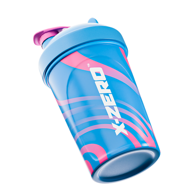 X-Zero Swirly Blue & Pink Shaker (500ml)