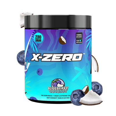 X-Zero Blueberry & Coconut (160g / 100 Portioner)