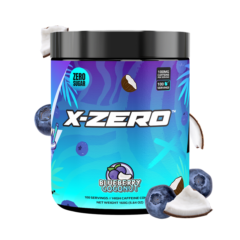 X-Zero Blueberry & Coconut (160g / 100 Portioner)