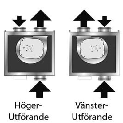 Kryddhyllefläkt 140C vänster