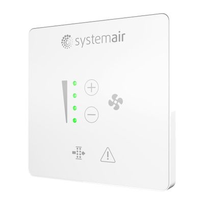 Systemair Save Light Touch-display vit