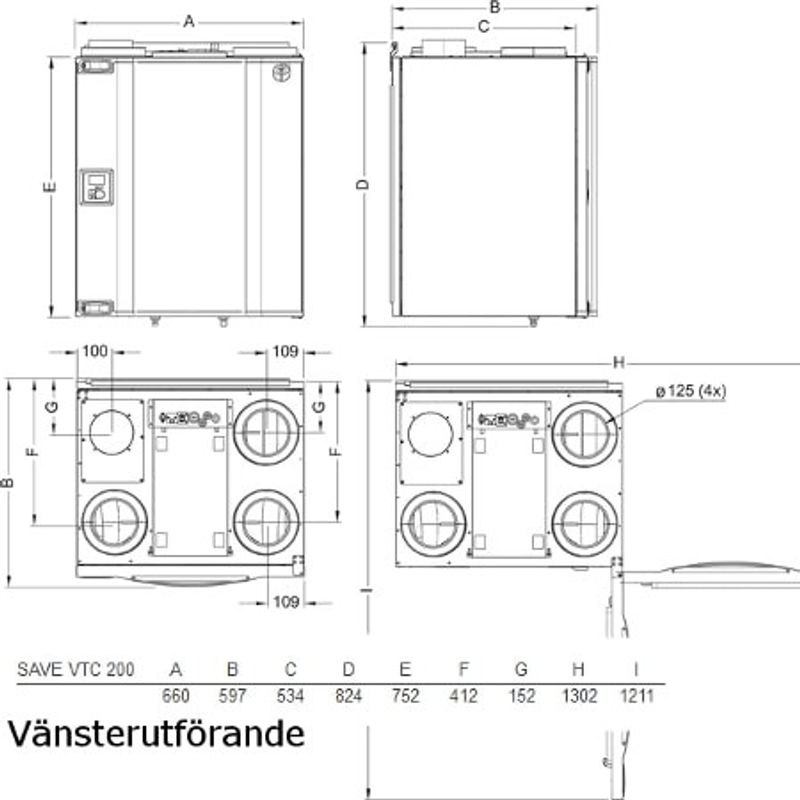 Systemair SAVE VTC 200