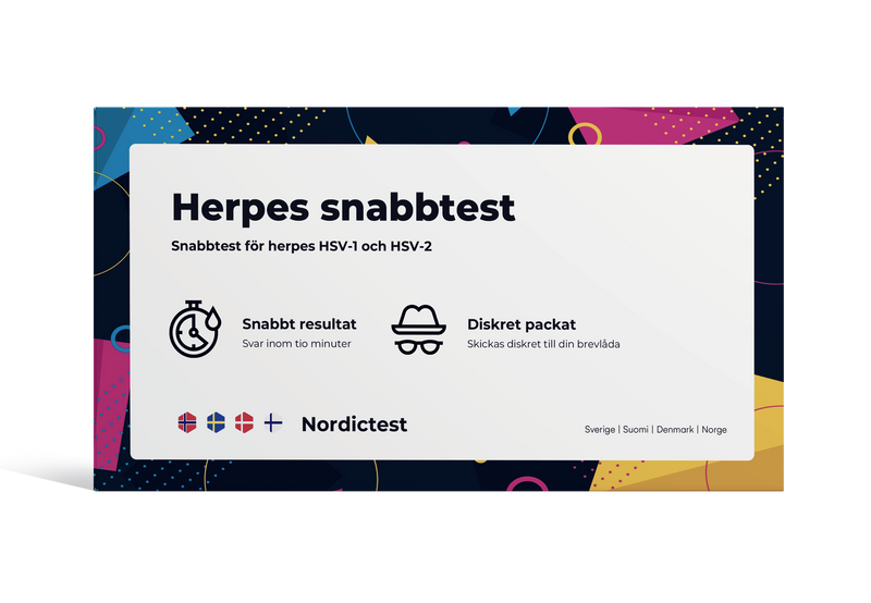Hjemmetest for Herpes HSV-1 og HSV-2