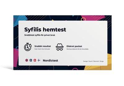 Syfilis hemtest 1-pack från Nordictest