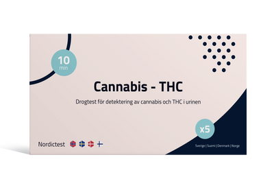 THC/Cannabistest för privat bruk 5-pack