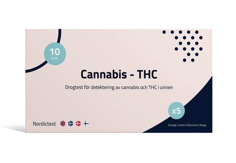 THC/Cannabistest för privat bruk 5-pack