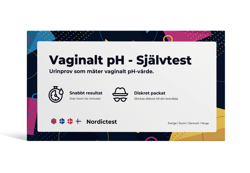 Vaginalt pH - Snabbtest för hemmabruk