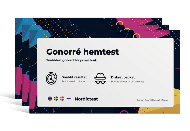 Gonorré snabbtest 3-pack