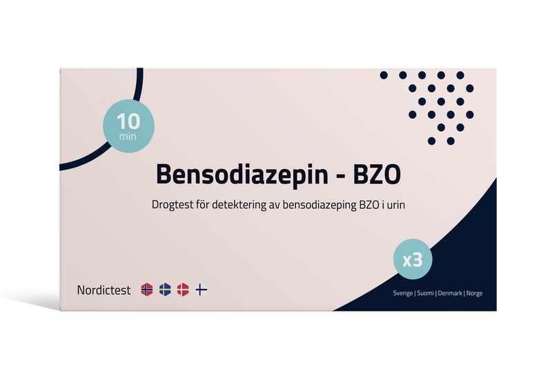 Benzodiazepin - Selvtest 3-pak