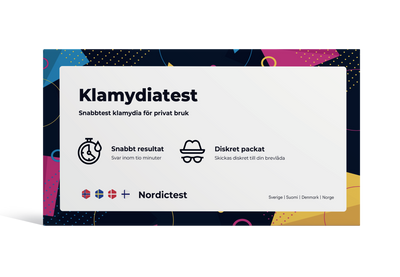 Klamydiatest 1-pack från Nordictest