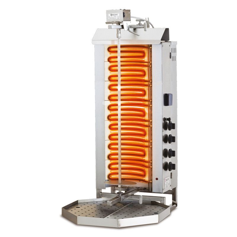 Kebabgrill E4 70 kg 44x55x127 cm