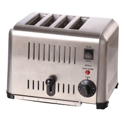 Brödrost 4 skivor, 1800 W