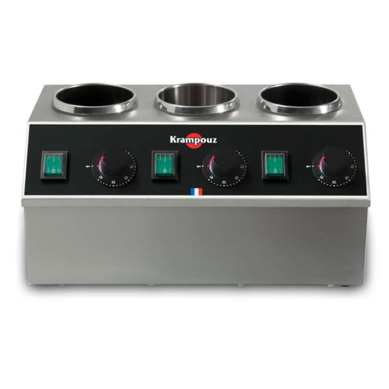 Chokladvärmare Krampouz 3x 170W, 3 Liter