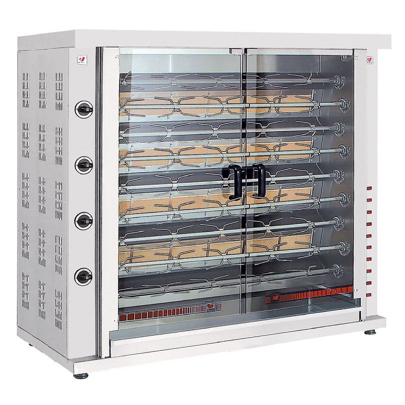 Kycklinggrill gas 9 spett, 36-45 st