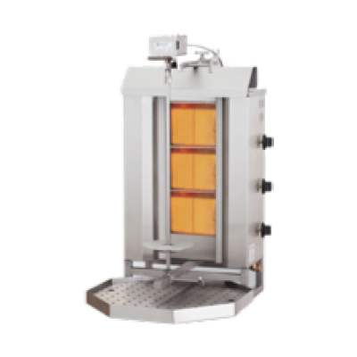 Kebabgrill gas 40 kg 52x55x96 cm.