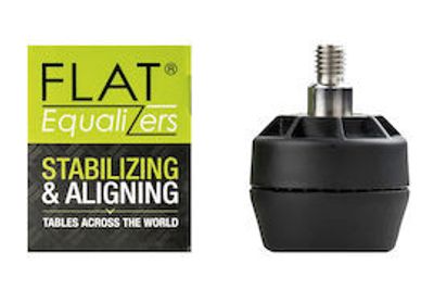 Flat EQ, justerbara fötter