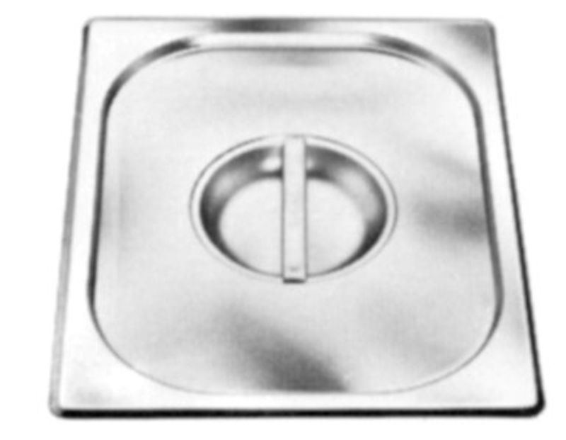 GN lock, GN 1/3, med skedhål, rostfritt stål, 325x176x5 MM