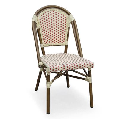 Stol Paris IV Creme/Vinröd