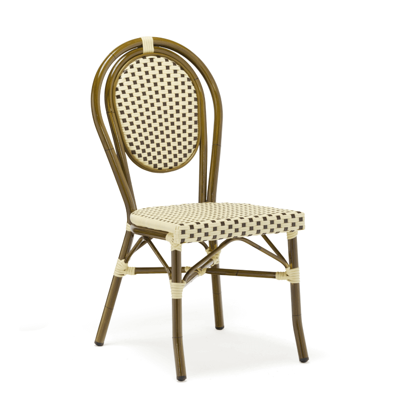 Stol Paris I Creme/Brun