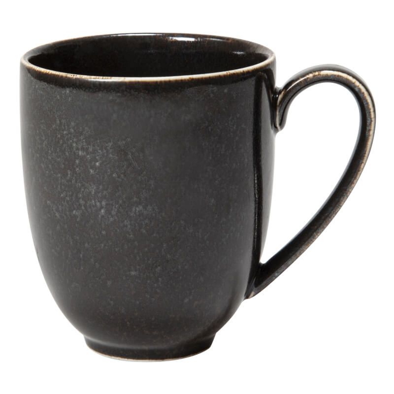 Mugg 35 cl Rhea Brun/svart, 4st