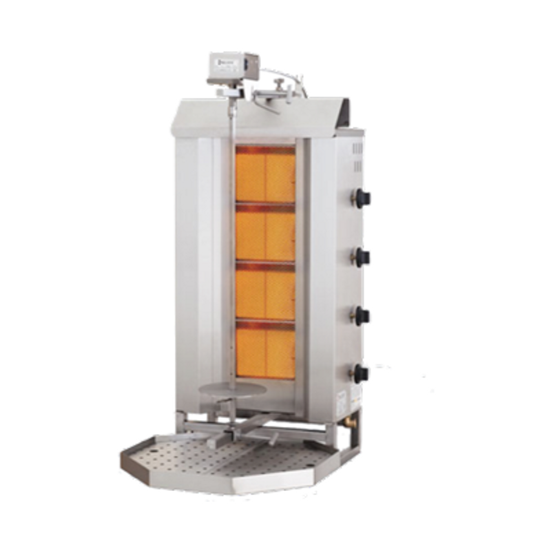 Kebabgrill gas 70 kg 515x550x1120 mm