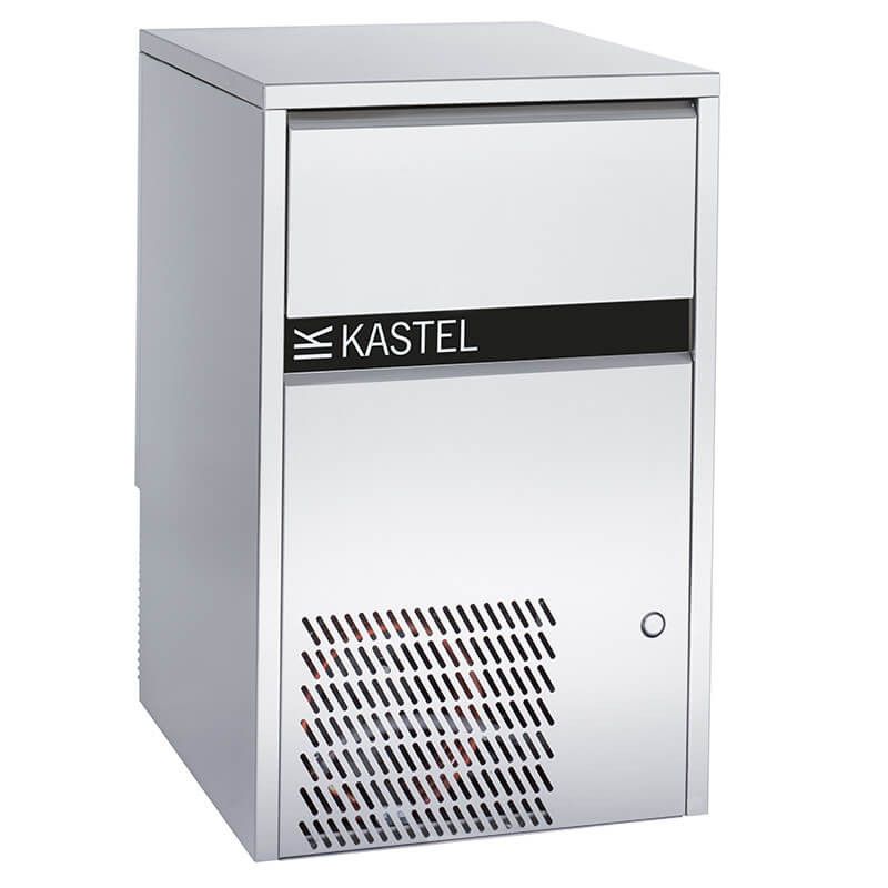 Iskubmaskin KASTEL 45kg, luft/vattenkyld