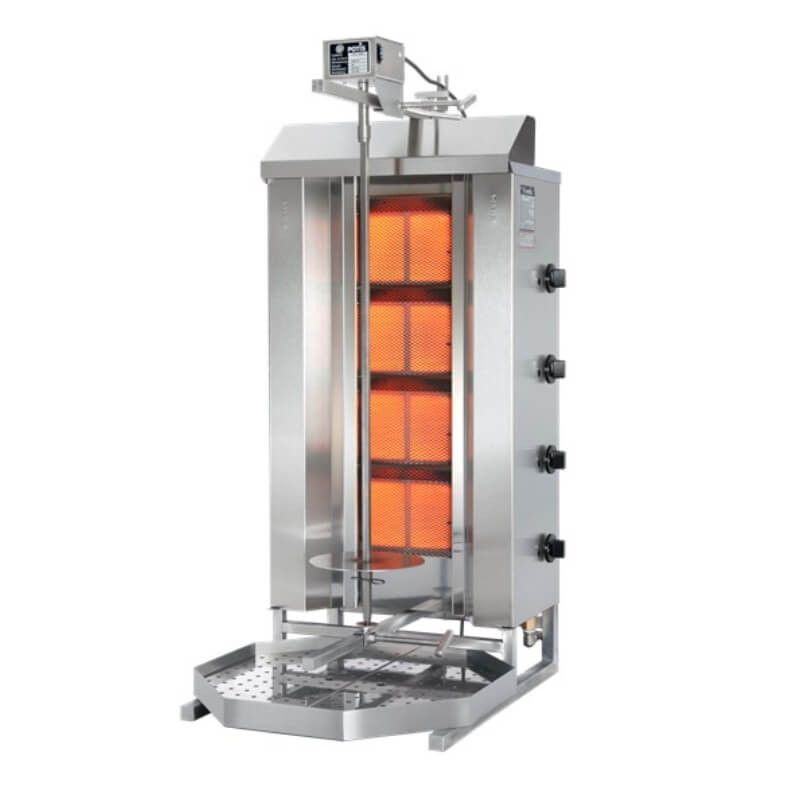 Kebabgrill gas Potis GD4