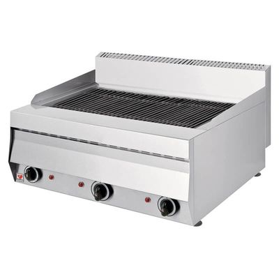 Elvattengrill 2 zon, 65x70x30 cm