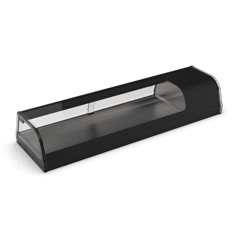Sushikyl 139,5 cm GN 1/3 Böjt glas
