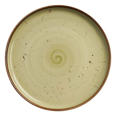 Tallrik Flat Olive hög kant 210 mm 6st/fp