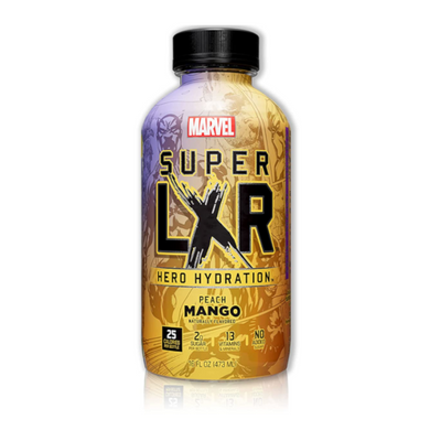 Arizona Marvel Super LXR Hero Hydration - Peach Mango 473ml