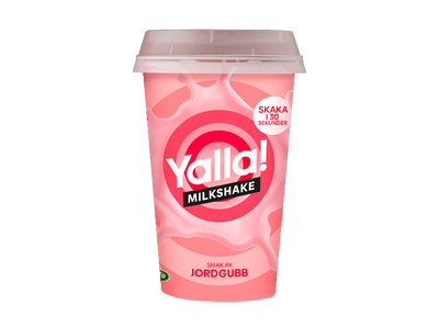 Yalla! Milkshake Jordgubb
