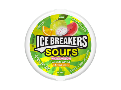 Ice Breakers Sours Watermelon & Green Apple