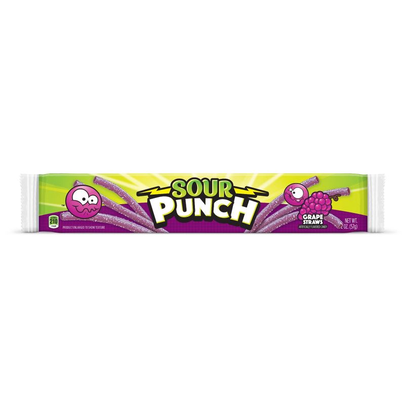 Sour Punch Straws Grape