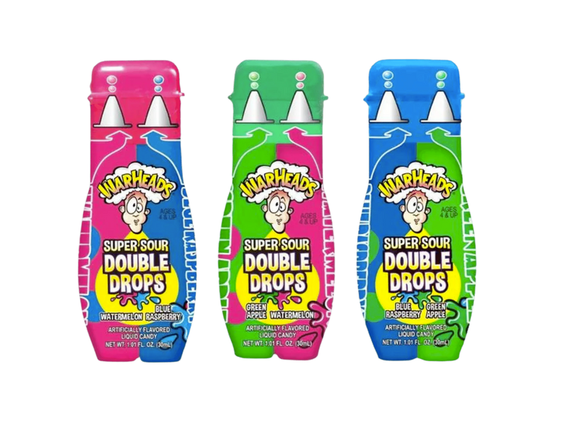 Warheads Super Sour Double Drops
