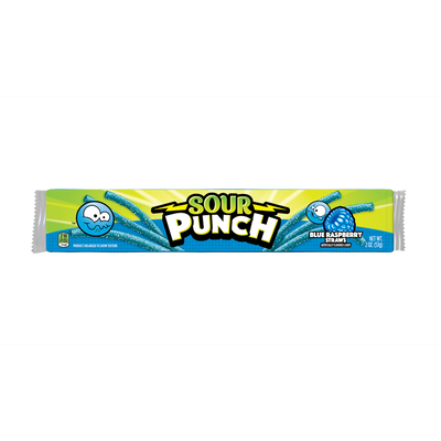 Sour Punch Straws Blue Raspberry