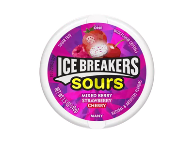 Ice Breakers Sours Strawberry & Mixed Berry
