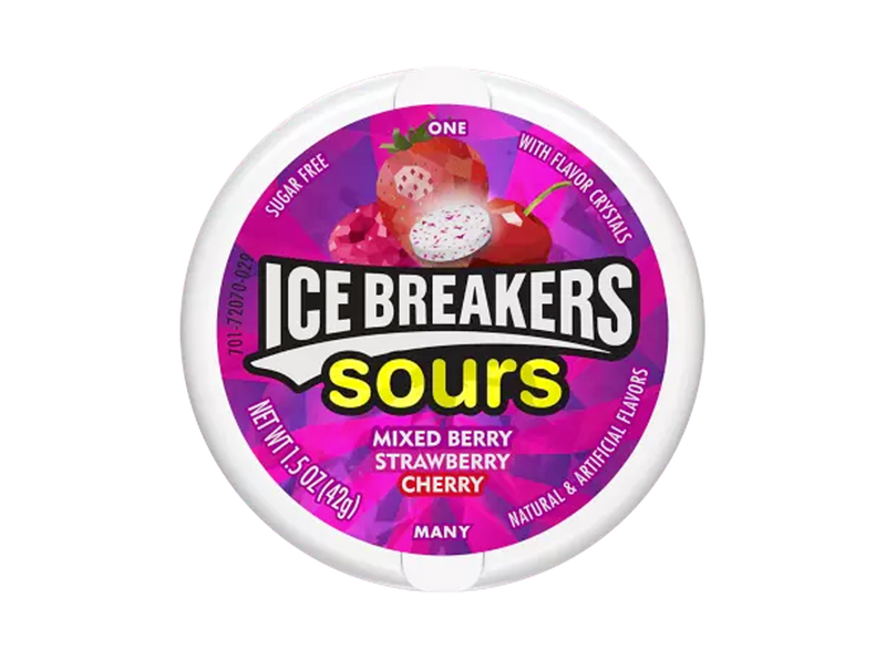 Ice Breakers Sours Strawberry & Mixed Berry