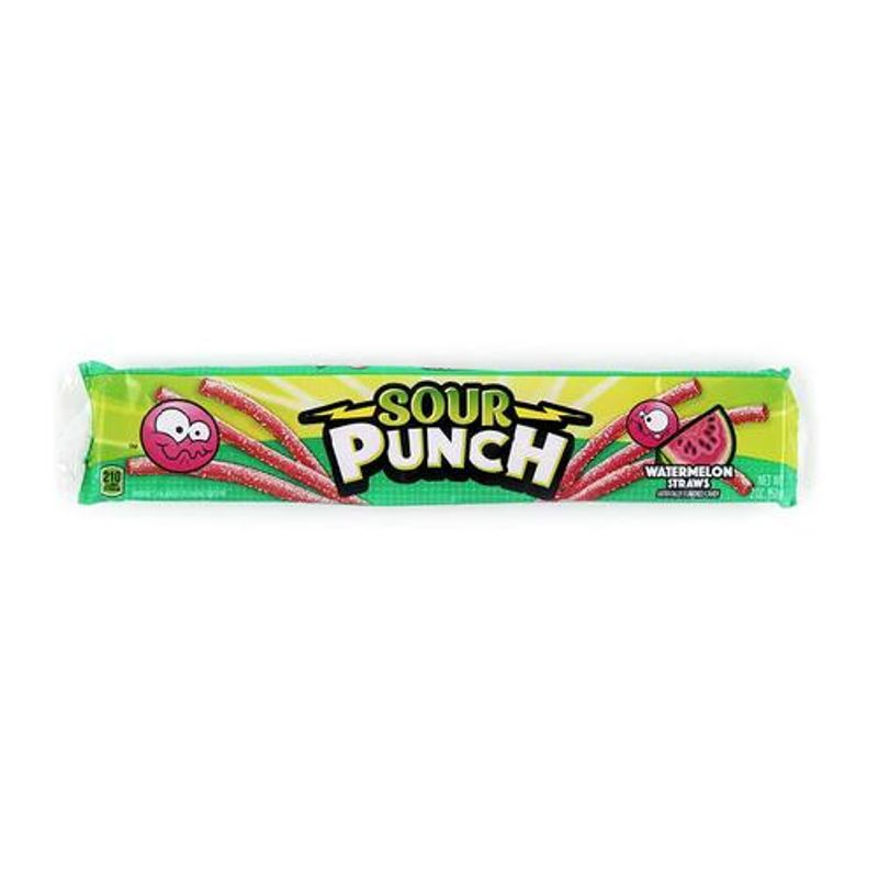 Sour Punch Straws Watermelon
