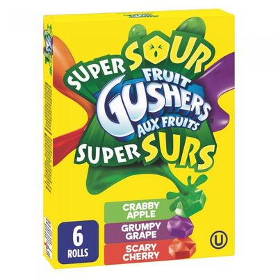 Fruit Gushers Super Sour 138g