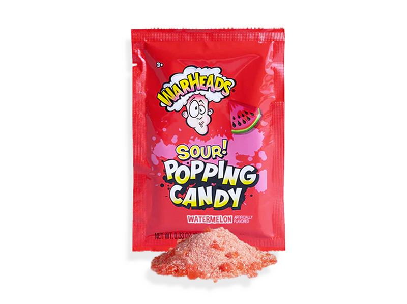 Warheads Sour Popping Candy Watermelon