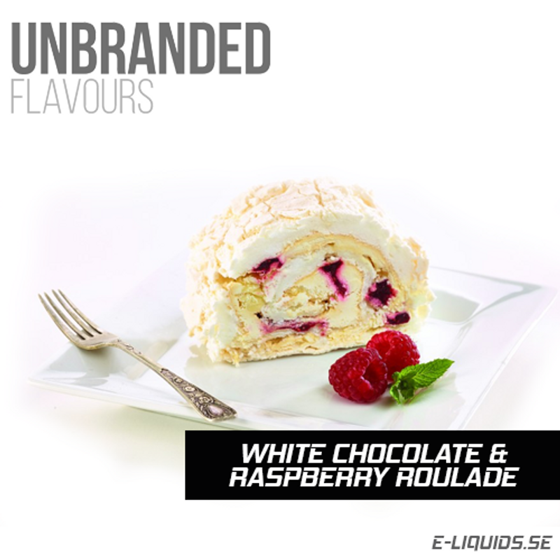 Raspberry & White Chocolate Roulade - Unbranded