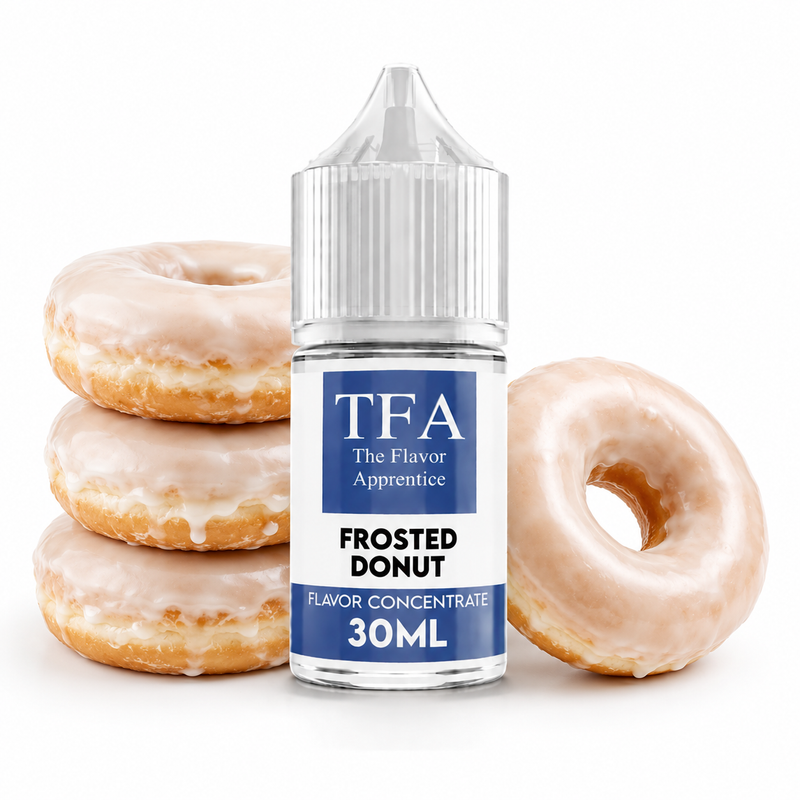 Frosted Donut - The Flavor Apprentice
