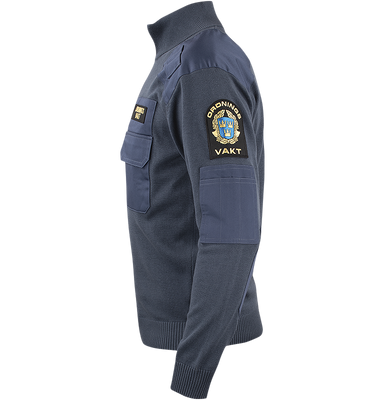 TEXSTAR OV NATOTRÖJA MED ZIP OCH KRAGE