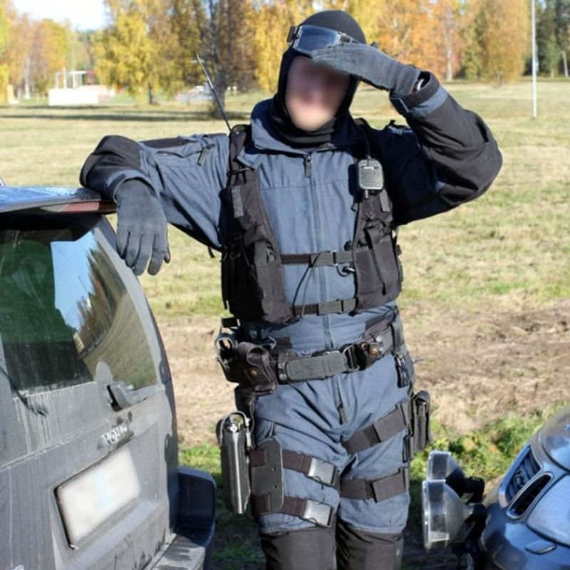 snigeldesign utrustningsbälte polis